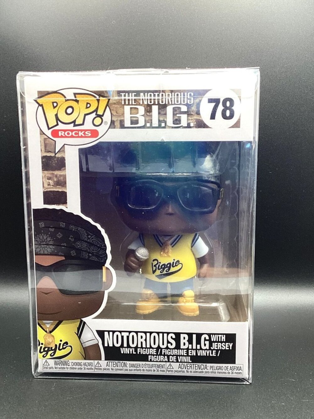 Funko Pop! Notorious B.I.G. #78 Jersey Vinyl Figure w/ Pop Protector Brand New!!